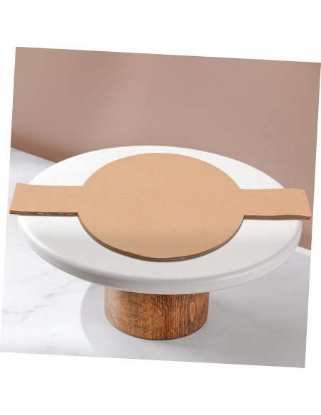 100 Hojas de Papel Pergamino Redondo Antiadherente TOPPERFUN