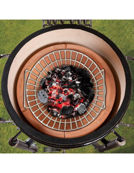 Cesta de Carbón Big Green Egg 34.8 cm Acero Inoxidable