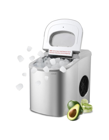 Máquina de Hielo Portátil SMETA Mini Encimera 11.79 kg/día