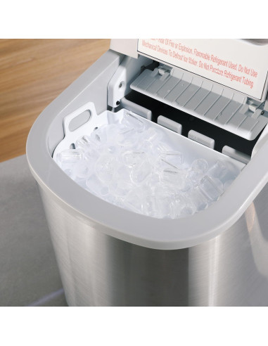 Máquina de Hielo Portátil SMETA Mini Encimera 11.79 kg/día