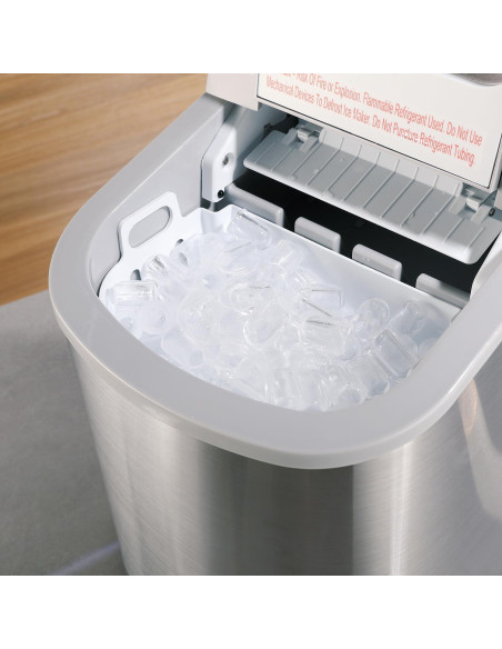 Máquina de Hielo Portátil SMETA Mini Encimera 11.79 kg/día