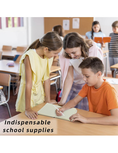 Coopay 12 Cuadernos A5 Tapa Dura con Bolígrafos Multicolor