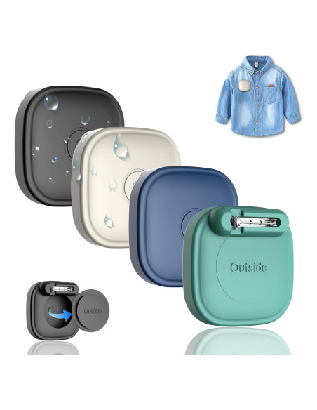 4 Fundas de Silicona LAKSDIURT para Tile Mate 2024 Impermeables