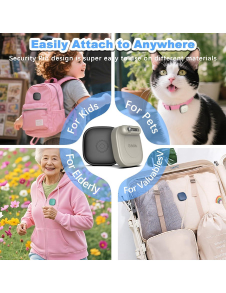 4 Fundas de Silicona LAKSDIURT para Tile Mate 2024 Impermeables