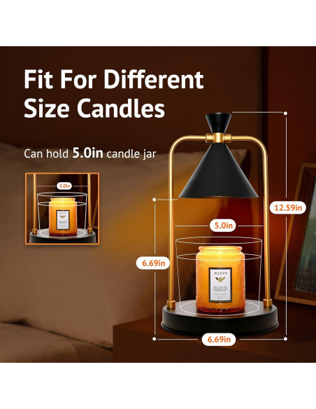 Lámpara Calentadora de Velas XJZJY con Temporizador y Regulador