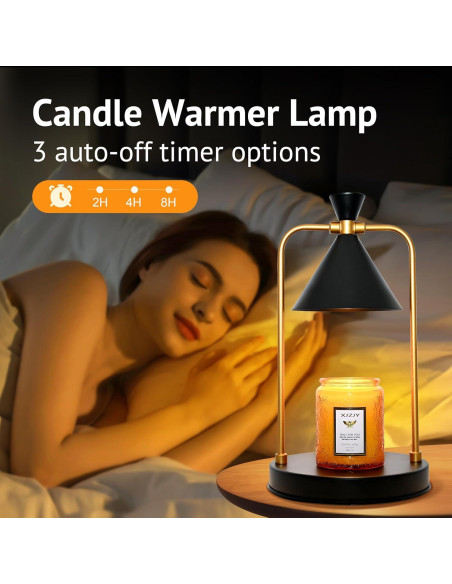 Lámpara Calentadora de Velas XJZJY con Temporizador y Regulador