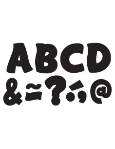 Letras Magnéticas Negras 7.62 cm Recursos Creados por el Profesor