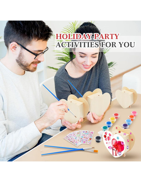 Kit de Manualidades Tioncy 24 Pcs Bancos de Ahorro Corazón