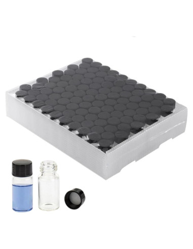 Frasco de Muestra de Vidrio Borosilicato 3ML - 100 Unidades