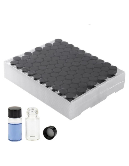 Frasco de Muestra de Vidrio Borosilicato 3ML - 100 Unidades