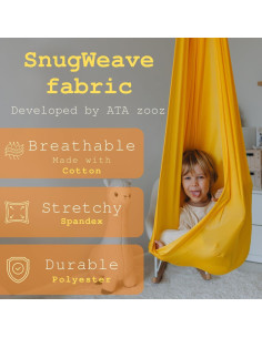 Columpio Sensorial ATA zooz para Niños y Adultos 150x150cm 2