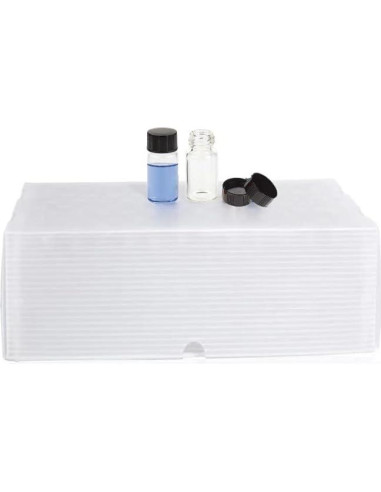 Frasco de Muestra de Vidrio Borosilicato 3ML - 100 Unidades