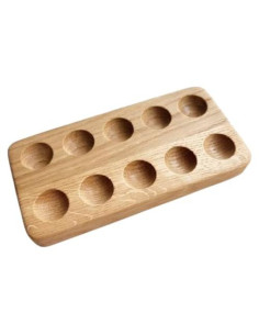 Tablero de Marco de Diez de Madera Montessori 9x18 cm