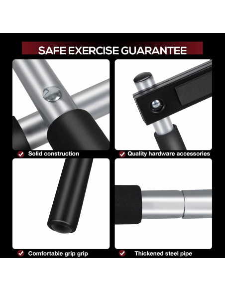 Barra de Dominadas GYE Ajustable para Puerta - 200 kg