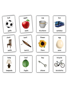 Tarjetas de Flash Bilingües LifeLoLo - 48 Palabras para Bebés