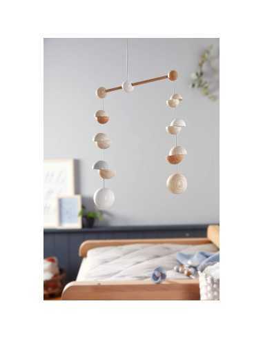 Móvil para Bebés HABA de Madera Natural - 25.4x20.3 cm
