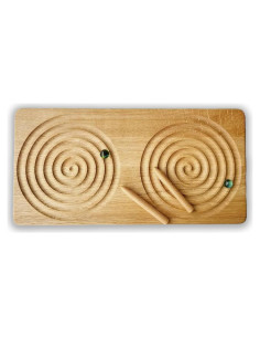 Tablero Montessori Interhemisférico Educativo con Canicas