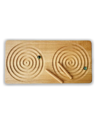 Tablero Montessori Interhemisférico Educativo con Canicas