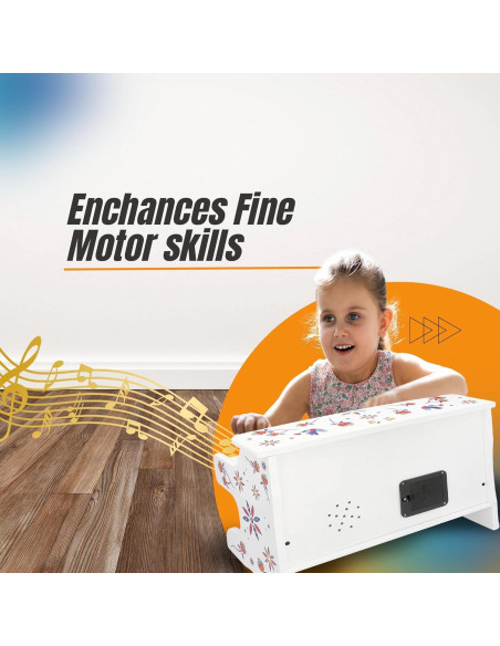 Piano de juguete digital de madera Marmelada 25 teclas