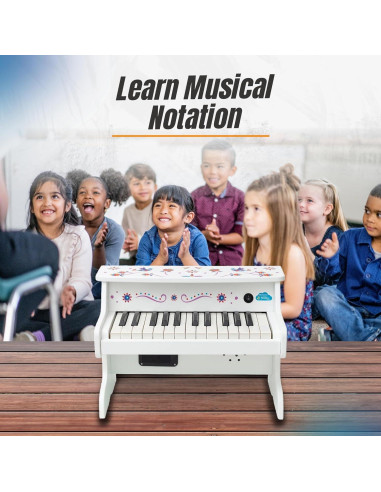 Piano de juguete digital de madera Marmelada 25 teclas