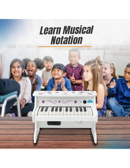 Piano de juguete digital de madera Marmelada 25 teclas