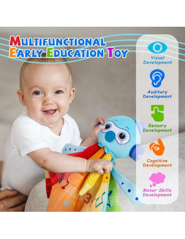 Juguete Sensorial Táctil Pulpo Teitoy con Luces y Música