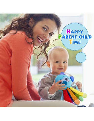 Juguete Sensorial Táctil Pulpo Teitoy con Luces y Música