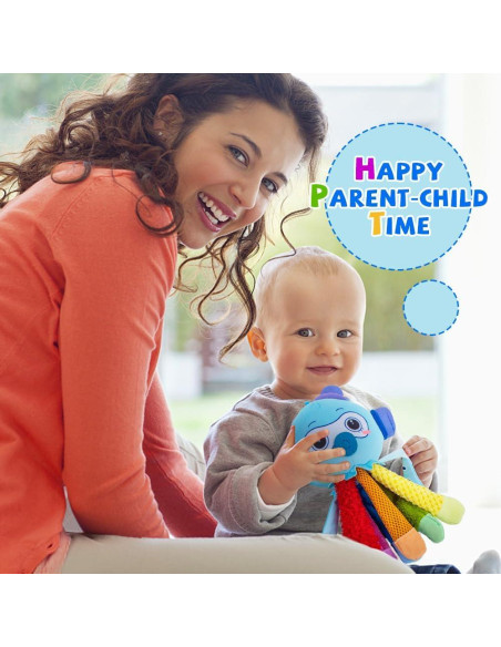 Juguete Sensorial Táctil Pulpo Teitoy con Luces y Música