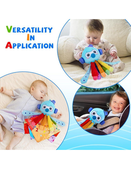 Juguete Sensorial Táctil Pulpo Teitoy con Luces y Música