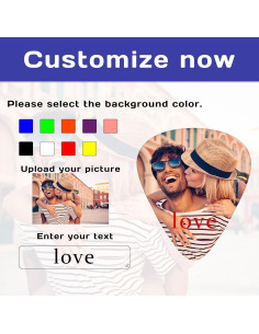 Paquete de 12 Púas de Guitarra Personalizadas CGP111 - ABS 2