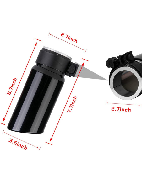 Silenciador de Escape MFZDQL PT932-35180-02 Inoxidable Toyota Tacoma 2005-2022