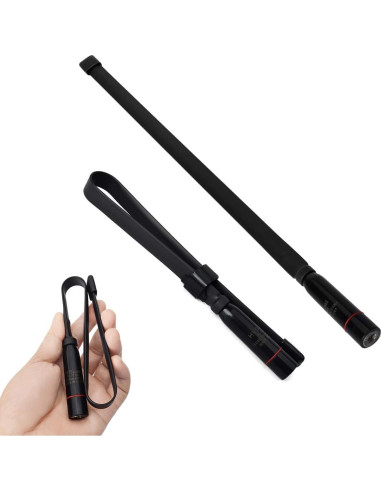 Antena Portátil Plegable BNC HYS 39cm Doble Banda VHF UHF 144/430MHz