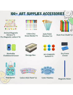 Conjunto de Accesorios de Arte SUNFATT para Caballete Infantil 2