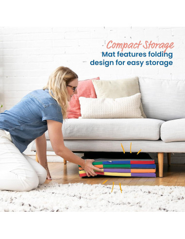 Alfombra de Actividad ECR4Kids SoftZone Patchwork 147x147cm