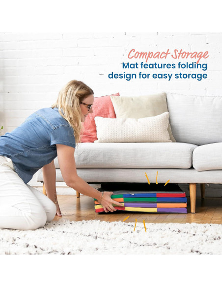 Alfombra de Actividad ECR4Kids SoftZone Patchwork 147x147cm