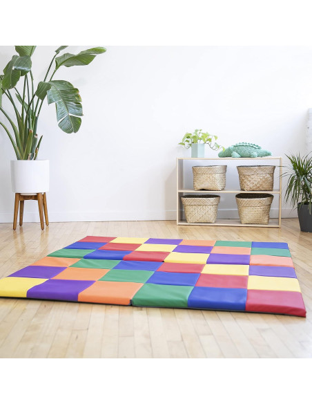 Alfombra de Actividad ECR4Kids SoftZone Patchwork 147x147cm