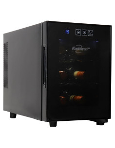 Enfriador de Vino Koolatron WC06 para 6 Botellas, Negro, 16L