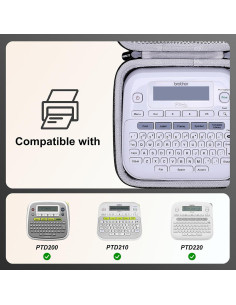 Funda Protectora LTGEM para Etiquetadora Brother P-Touch PTD220/210/200 2