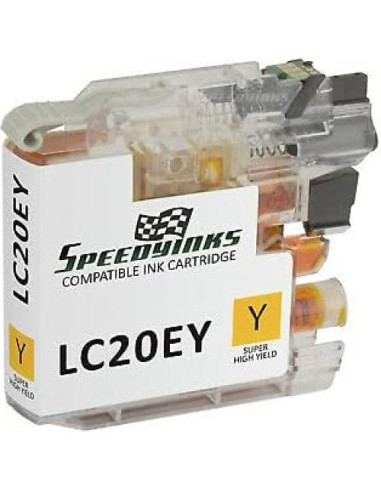 Cartucho de Tinta Compatible Brother LC20E Super Alta Capacidad - 10 Piezas