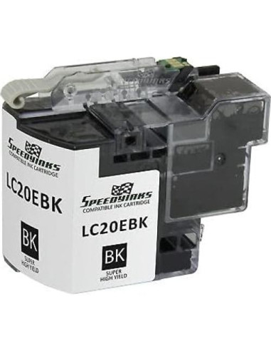 Cartucho de Tinta Compatible Brother LC20E Super Alta Capacidad - 10 Piezas