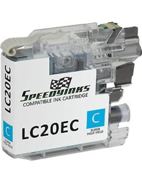 Cartucho de Tinta Compatible Brother LC20E Super Alta Capacidad - 10 Piezas