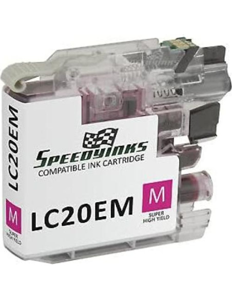 Cartucho de Tinta Compatible Brother LC20E Super Alta Capacidad - 10 Piezas