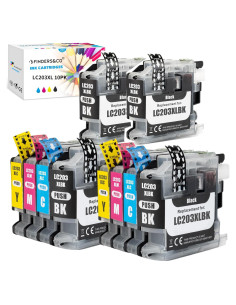 Cartuchos de tinta F FINDERS&CO LC203/201 XL - Paquete de 10