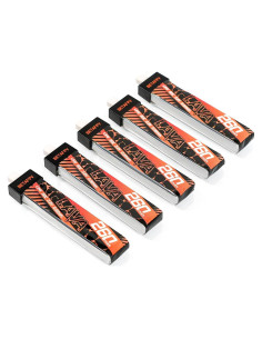 Baterías Lipo 1S 260mAh BETAFPV 80C con Conector BT2.0 - 5 Pcs