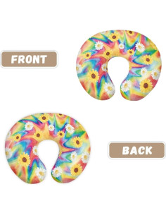 Funda de Almohada de Lactancia Tie Dye Colorido - 90g 2