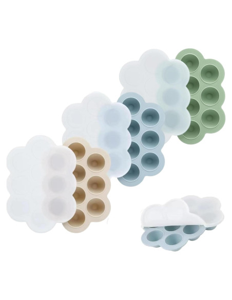 Bandeja de Silicona para Bebés PandaEar 3 Pack - 10 Compartimentos