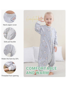 Saco de Dormir para Bebés MICHLEY 100% Algodón Oveja 4-6T 2