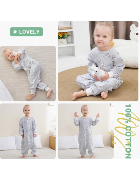 Saco de Dormir para Bebés MICHLEY 100% Algodón Oveja 4-6T