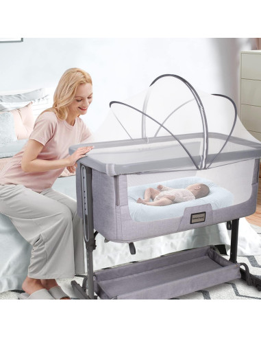 Cubierta de Cuna Beberoad Love Antimosquitos 99x56 cm Blanca