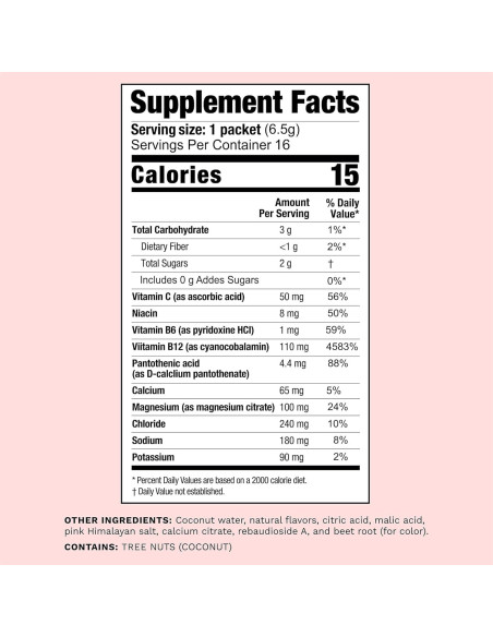 Bebida Electrolítica Mommy Knows Best - Hidratación Mamás 16 Unidades